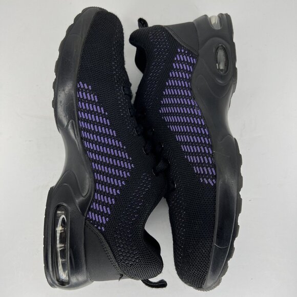 DYKHMiLY Composite Toe Black/Purple Womens Size 8.5 Safety Shoes Mesh Sneakers - Picture 7 of 9